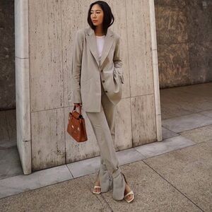 Song Of Style Oscar Pant / Norelle Cargo Pant - Smoke Gray XS